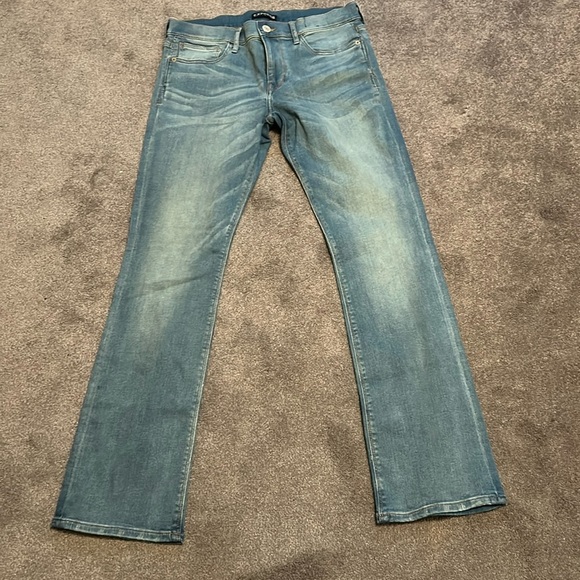 Express Denim - Express ultimate stretch mid rise boot jeans size 10R